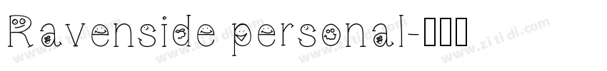Ravenside personal字体转换